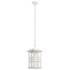Lampa zewnętrzna KL-BEACON-SQUARE8-WHT Kichler na łańcuchu biała