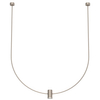 Zwisowa lampa regulowana No.C 5083 Shilo 86cm salonowa metalowa platynowa