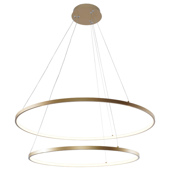 Lampa wisząca LED Breno 2023200-GD 50W 3000-6000K pierścienie złote