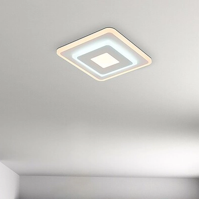 Biały plafon Taneli 6960 kwadratowa lampa LED 12W 3000K-6000K do biura