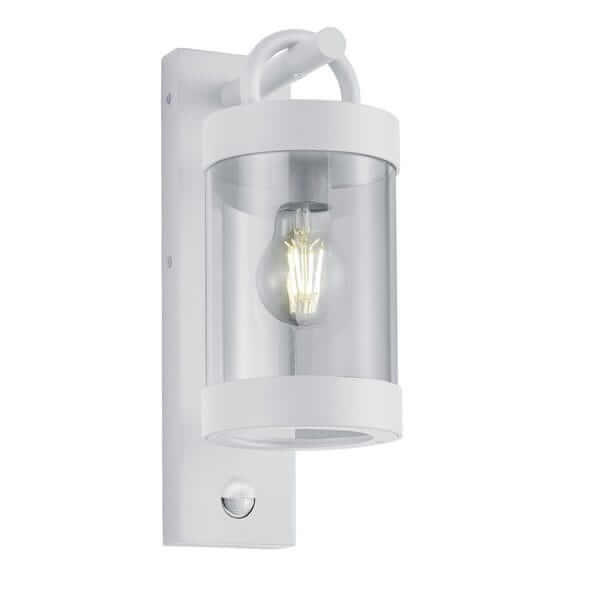 Industrialna LAMPA elewacyjna CUSTYRA  DL131204169 Trio ścienna OPRAWA ogrodowa outdoor z czujnikiem ruchu IP44 biała