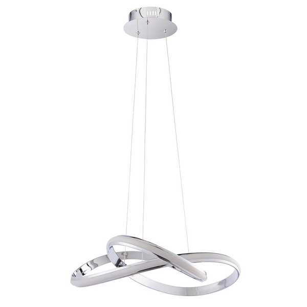 Wisząca lampa supeł Aria 76394 LED 40,5W 3000K chrom biały