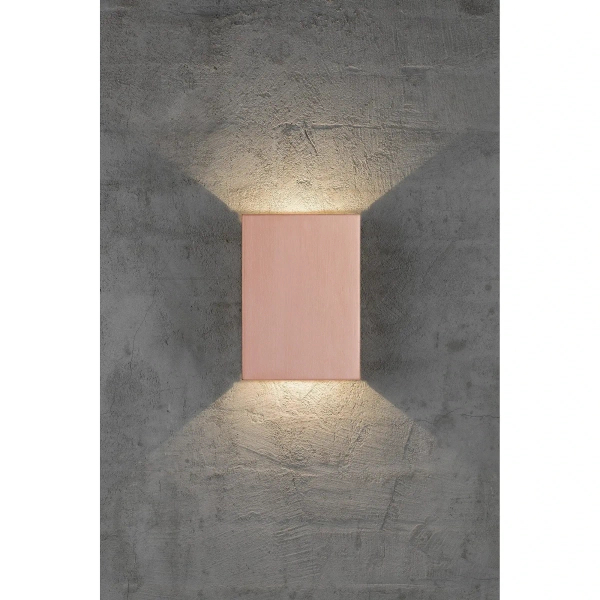 Zewnętrzny kinkiet ścienny Fold 2019051030 LED 10,4W 3000K IP54 miedziany