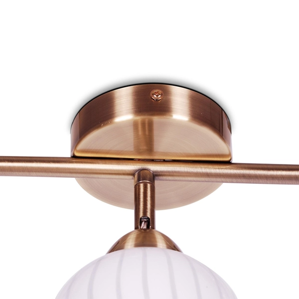 Sufitowa lampa ruchoma Atria K-C9530A/3 patyna biała