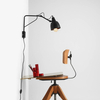 Lampa ścienna SOHO 1002C1_M Aldex regulowany reflektorek czarny