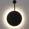 Lampa na ściane Clex ST-F012 LED 3W 3000K okrągła na przedpokój metalowa czarna