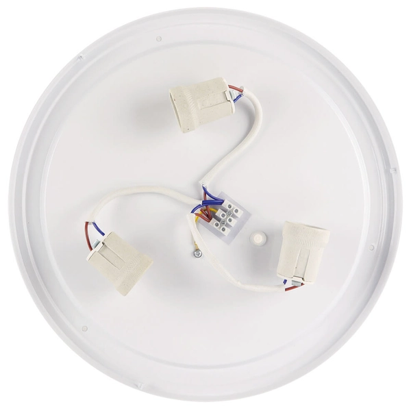 Sypialniany plafon Salma 4405 Ideus okrągły okrągły metalowy biały