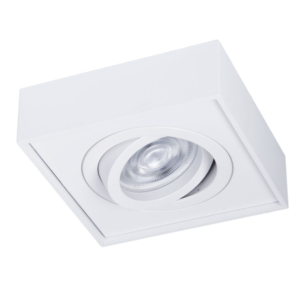 Metalowa LAMPA wpuszczana NUSA ML0039 oczko do zabudowy białe