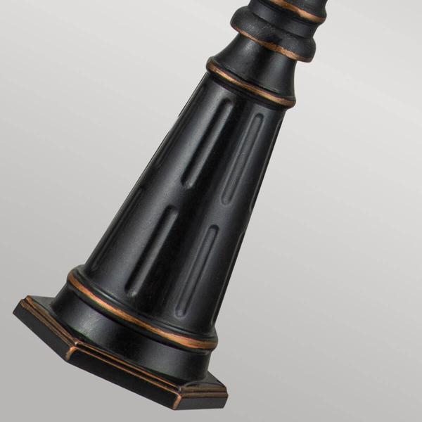 Stojąca lampa do ogrodu Baltimore BT5-L Elstead zewnętrzna IP44 brązowa