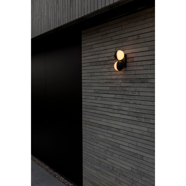 Podwójna lampa zewnętrzna LOOMA 5138003118 LED 7,8W 3000K IP54 biała szara