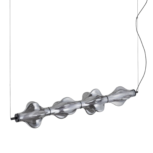 Ledowa podłużna lampa wisząca Elva 18217 LED 30W 3000K grafitowy
