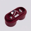 Sufitowa lampa MODO burgundowa SL.2455 2xGx53 podwójna