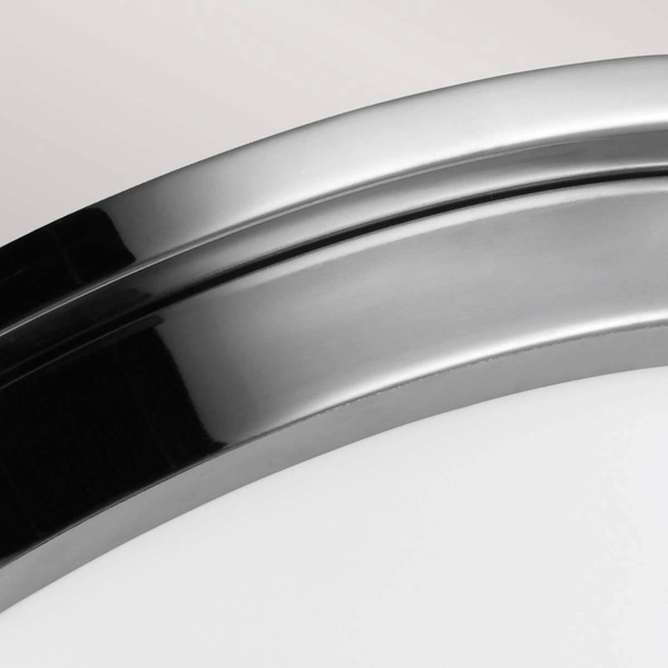 Okrągły plafon Payne FE-PAYNE-F-BATH Feiss IP44 szkło chrom biały