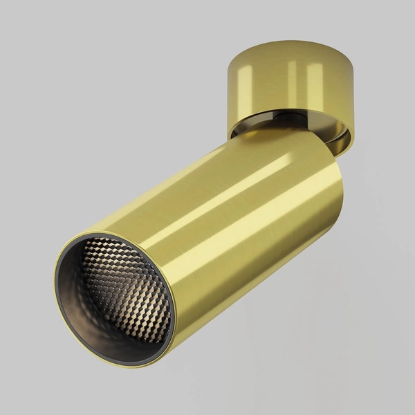 Regulowana lampa sufitowa Focus C055CL-L12W3K-W-BS LED 12W 3000K mosiądz