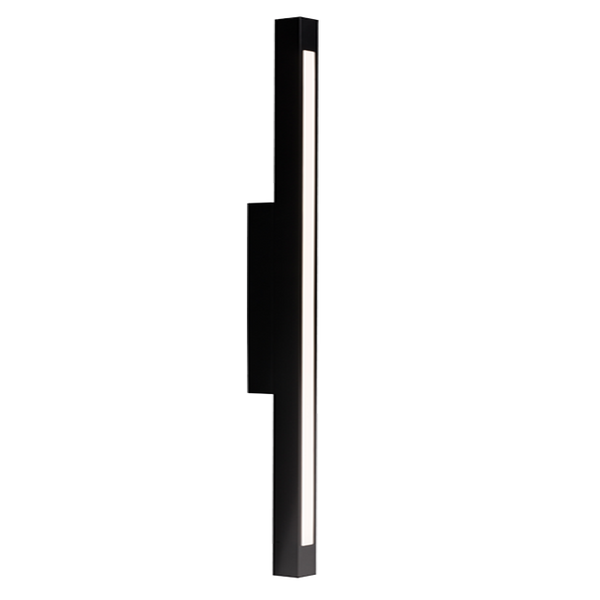 LAMPA ścienna OTARU 8629 Shilo prostokątna OPRAWA kinkiet LED 16 W 4000K belka czarna