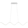 Wisząca lamp nad stół fala ZIGZAG ST-MD240602 WHITE LED 13W 3000K biała