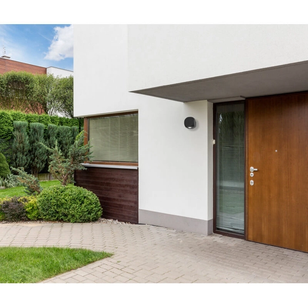 Metalowa lampa ścienna Porso LED 2W 4000K ogrodowa IP54 czarna