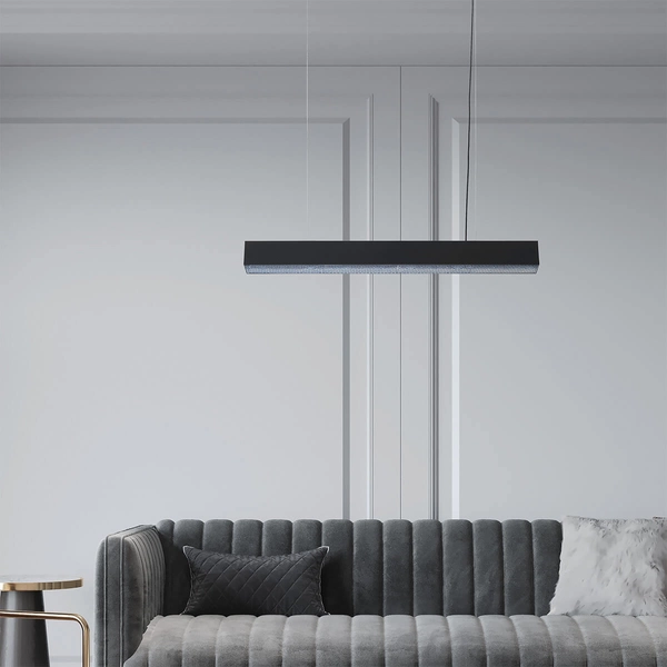 Wisząca lampa Mira LP-1201/1P M BK Smart LED 32W 3000-6000K czarna