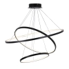 Pierścieniowa lampa wisząca LEA 330024 LED 82W 4000K ringi czarne