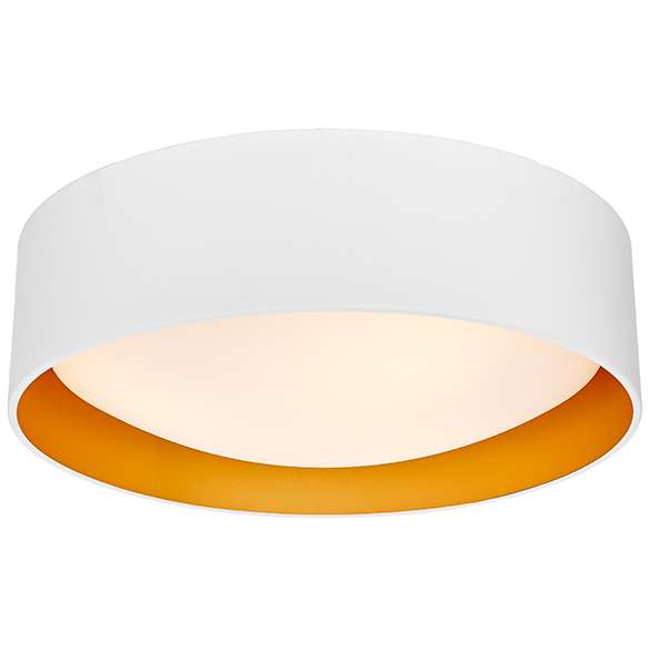 Plafon LAMPA sufitowa VERO 30445301 Kaspa metalowa OPRAWA okrągła biała