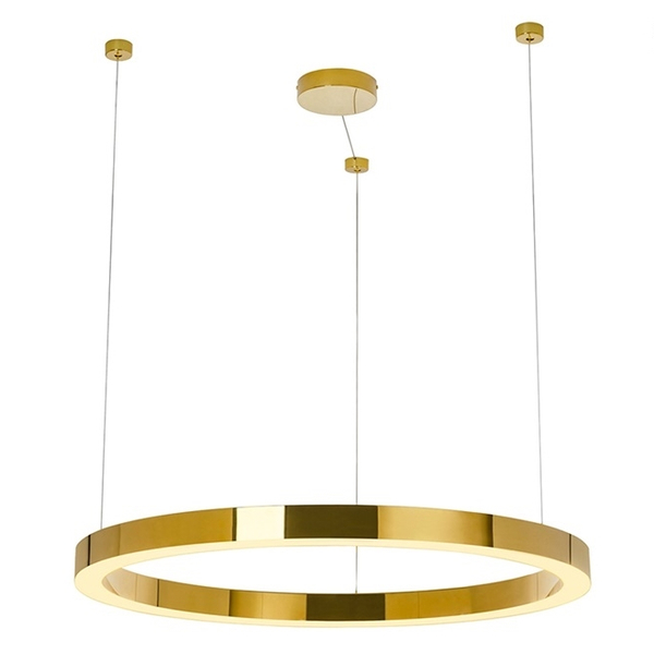 Salonowa lampa wisząca Ring luxury LED 60W 3000K złota