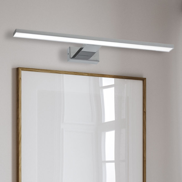 Kinkiet LAMPA ścienna SHINE ML029 Milagro metalowa OPRAWA LED 7W 4000K nad lustro do łazienki galeryjka IP44 chrom