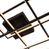 Sufitowa lampa geometryczna LOKERO 78101/60/30 LED 60W 2700-4000K czarny