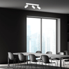 Sufitowa lampa Hudson MLP8803 metalowa do jadalni biała