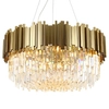 Kryształowy żyrandol pokojowy CGPIPCRYSTBRASS60 mosiądz