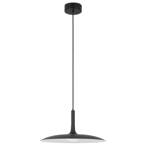 Zwisająca lampa do sypialni NAUTA LE44345 LED 16W 3000K plate czarna