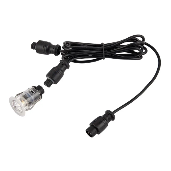 Okrągłe oczko łazienkowe IKON 94430 LED 0,75W 3000-4000K IP67 przezroczyste