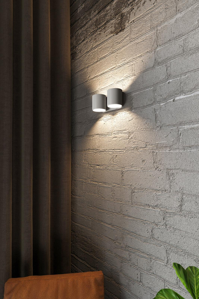 Kinkiet LAMPA ścienna SL.0661 metalowa OPRAWA tuby szare