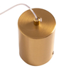 Lampa zwisająca tuba Cilinder ABIGALI-CLN216WW LED 16W 3000K biała złota