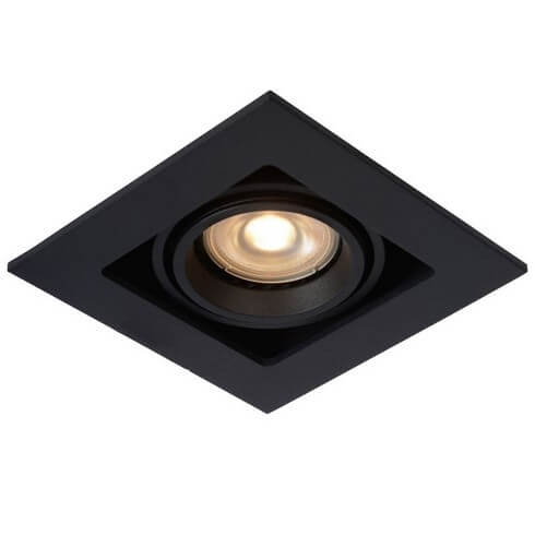 Kwadratowa lampa sufitowa CHIMNEY 09926/01/30 metalowa czarna