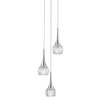 Lampa zwisowa Lyall LYA0350 Dar Lighting nad stół kryształowa chrom