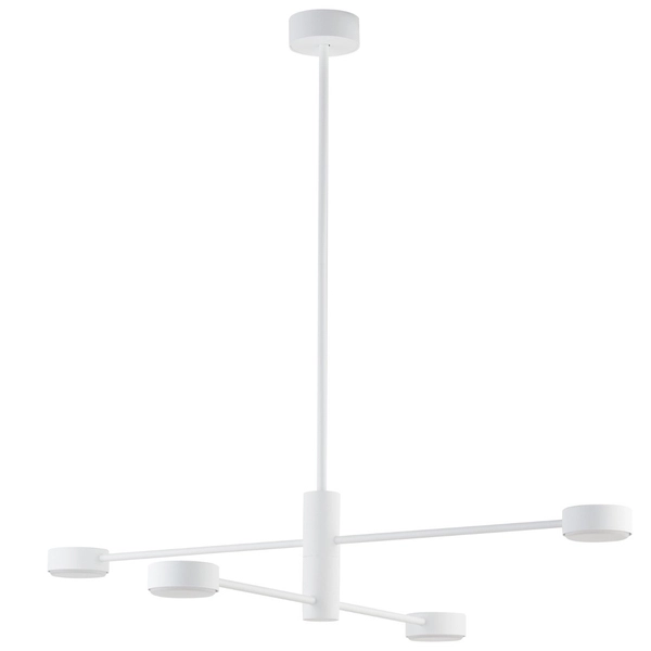 Nowoczesna LAMPA sufitowa ORBIT 7941 Nowodvorski metalowe pręty regulowane do biura sticks białe