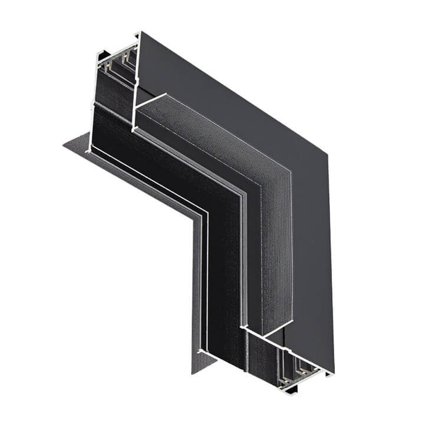 Metalowy łącznik do szynoprzewodów Magnetic AZ5164 czarny