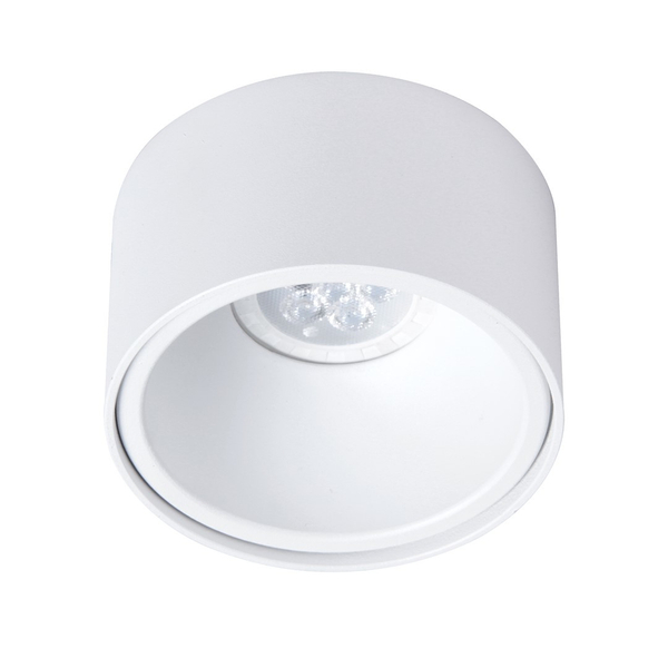 Podtynkowa LAMPA spot BALI ML0053 okrągły wpust do biura biały