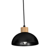Czarna lampa wisząca ERIK MLP7227 Milagro skandynawska czarna