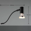 Lampa ścienna do łazienki VESNOW DL132283400 metalowa IP44 czarna