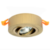 Lampa podtynkowa okrągła 572+64 Domeno LED tuba szczotkowana złota