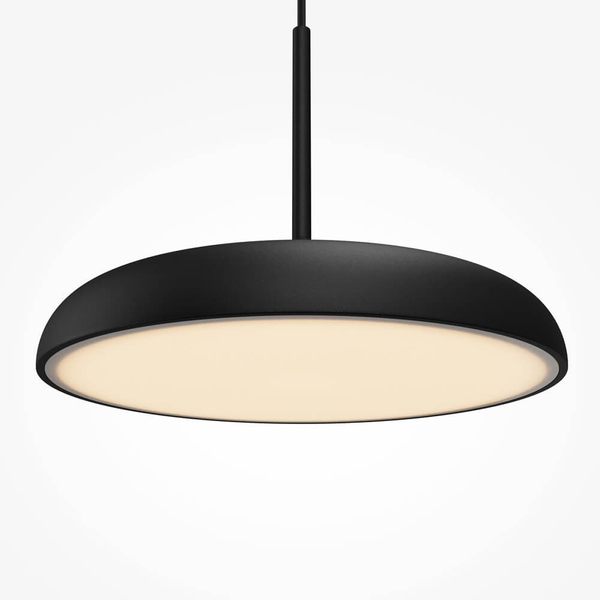 Okrągła lampa wisząca Gerhard MOD189PL-L18B3K1 Maytoni LED 26W 3000K czarna