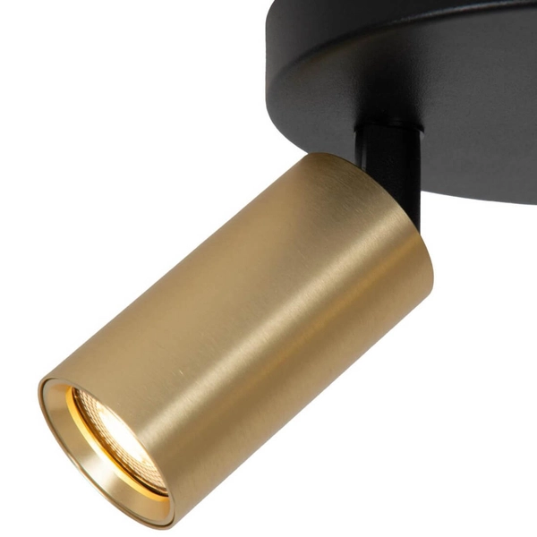 Lampa regulowana nasufitowa RITMO 09942/13/02 metalowa tuby czarne złote