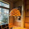 LAMPA wisząca BURGO LP-101335/1P S Light Prestige drewniana ekologiczna ananas