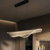 Designerska lampa wisząca do kuchni MANTA LED 38W 3000K AZ6794 transparentna czarna