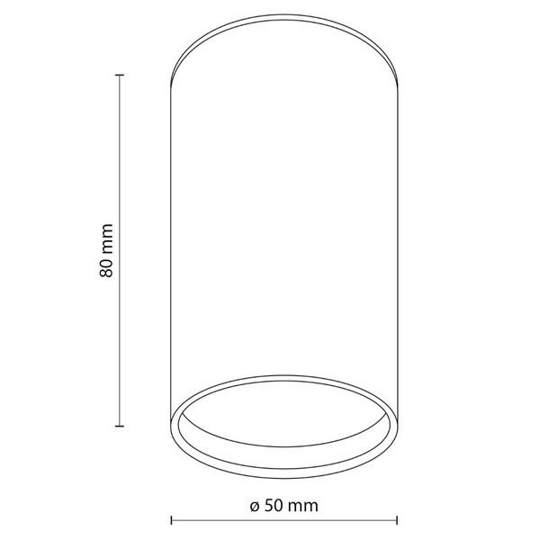 Lampa natynkowa do sypialni Top 5736 tubka punktowa czarna złota