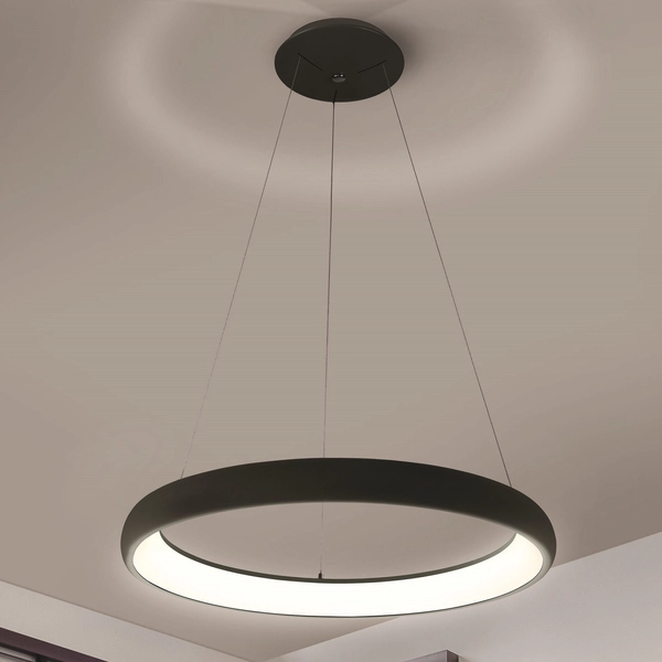Lampa wisząca Antonio AZ5060 LED 32W 3000-6500K pierścień ring czarny