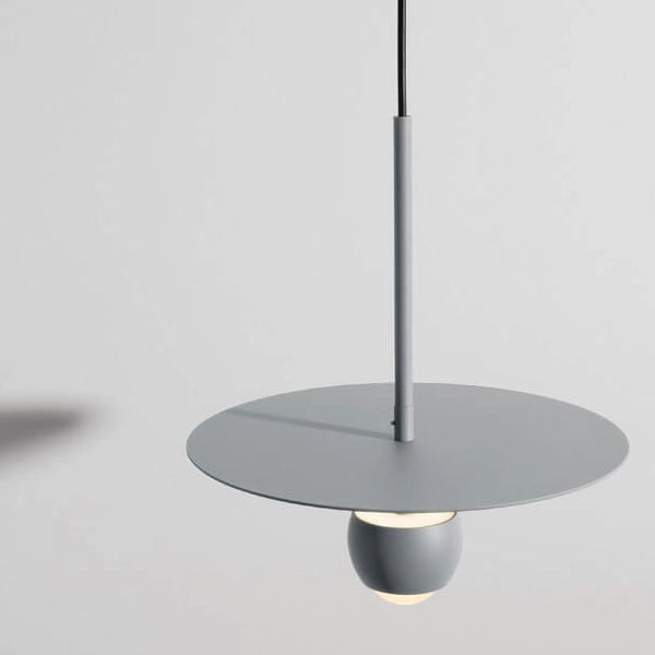 Lampa do jadalni okrągła BAILA LE44536 LED 8W 3000K wisząca szary