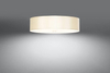 LAMPA plafon SL.0761 okrągła OPRAWA abażurowa sufitowa biała