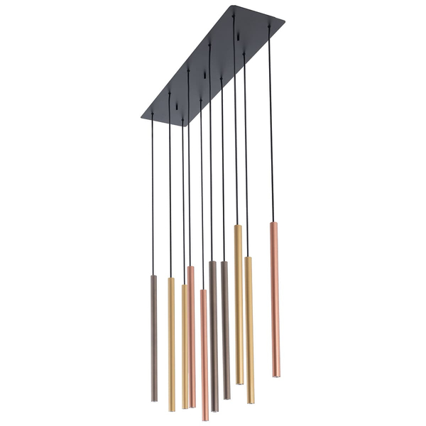 Lampa wisząca sople Laser 10705 Nowodvorski wielopunktowa kolorowa
